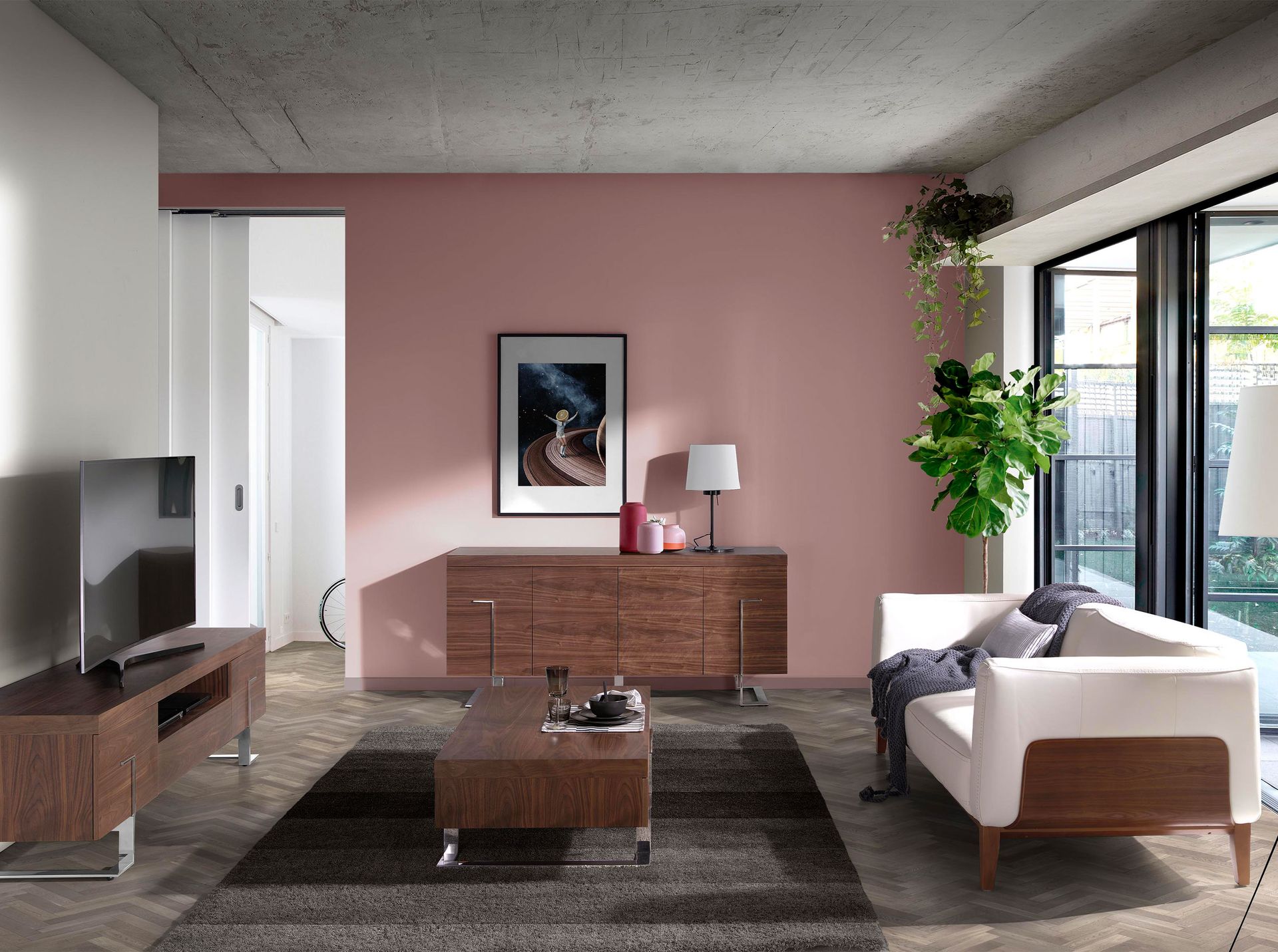 Журнальный столик MH2103A /2099 из ореха и хромированной стали Angel Cerda