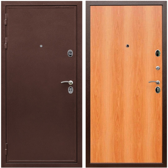 Дверь входная Graf Престиж 2 Антик медь / МДФ 6 мм ПЭ Миланский орех