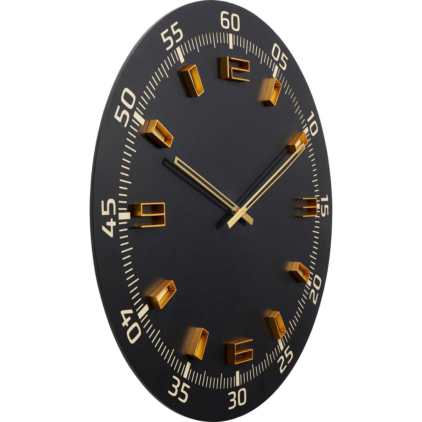 Часы настенные Milk Bar Black Ø60 см KARE 56169