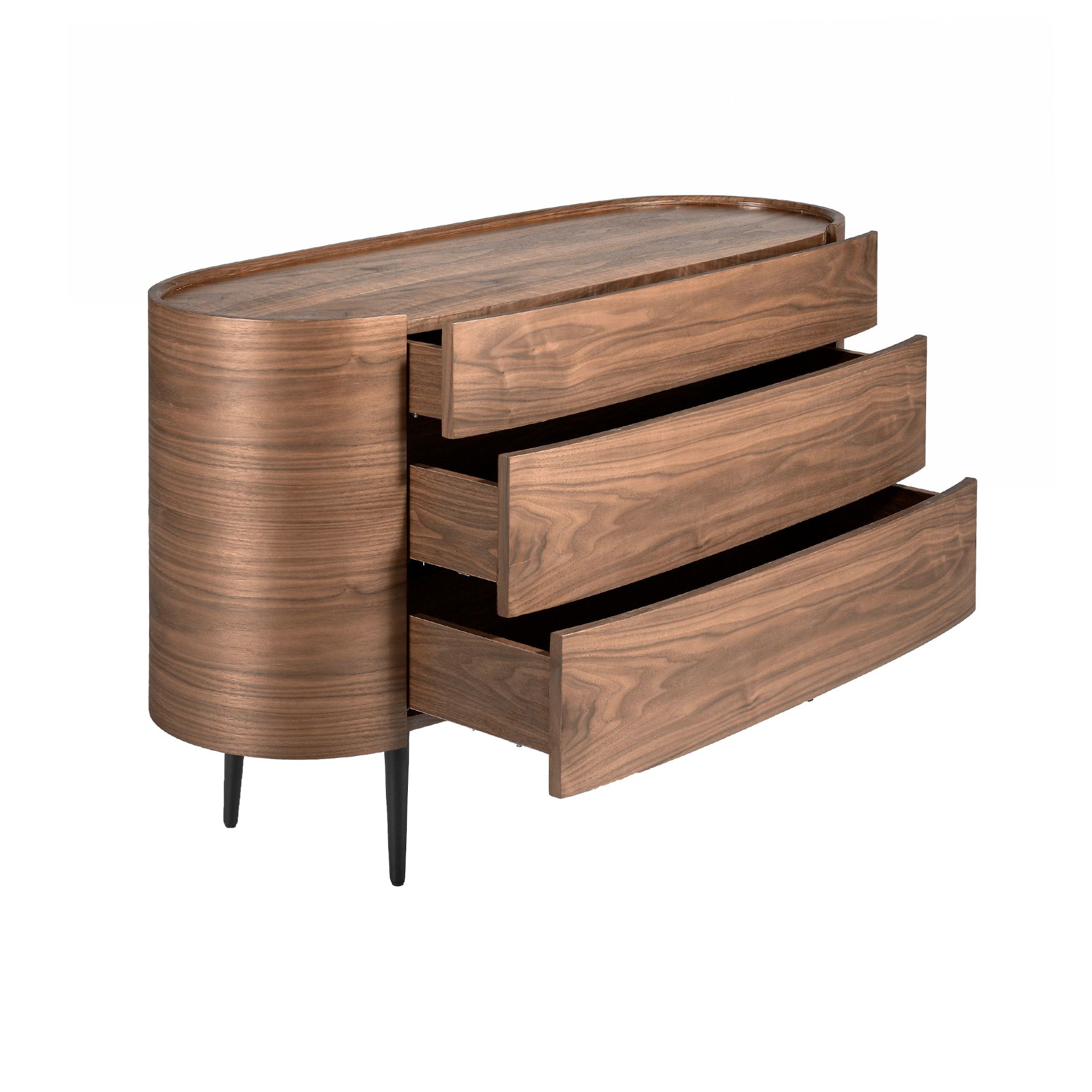 Комод AC2001DR /7075 овальный ореховый Angel Cerda