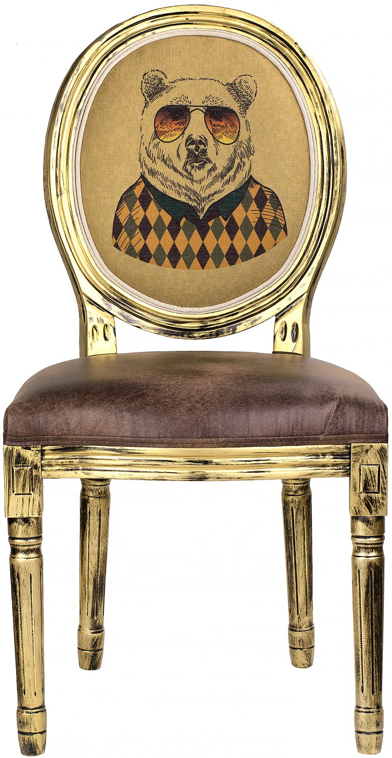 Стул Белый медведь Glasar 51-032