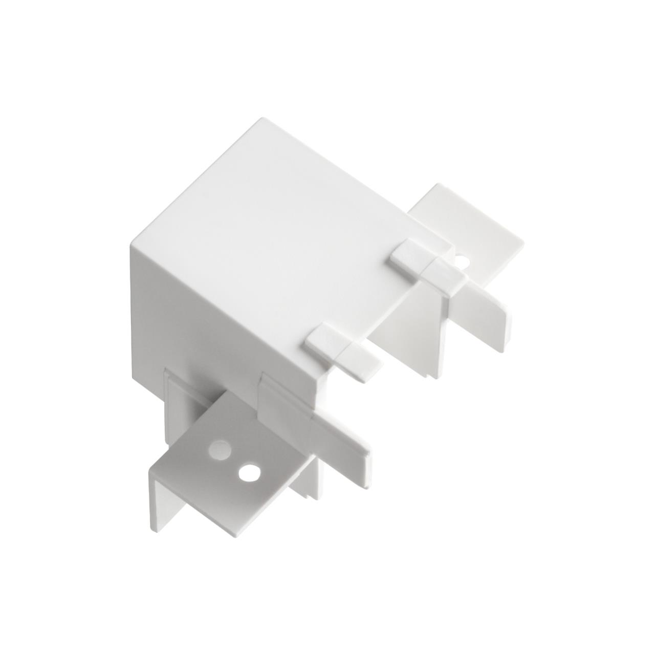 Соединитель "Г" для низковольтного шинопровода в ГКЛ арт. 135198, 135200 (потолок/стена) Novotech 135218