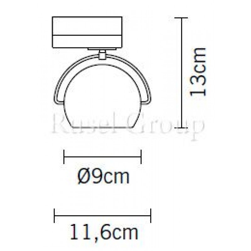 Светильник на шину Fabbian Beluga White D57 J15 01