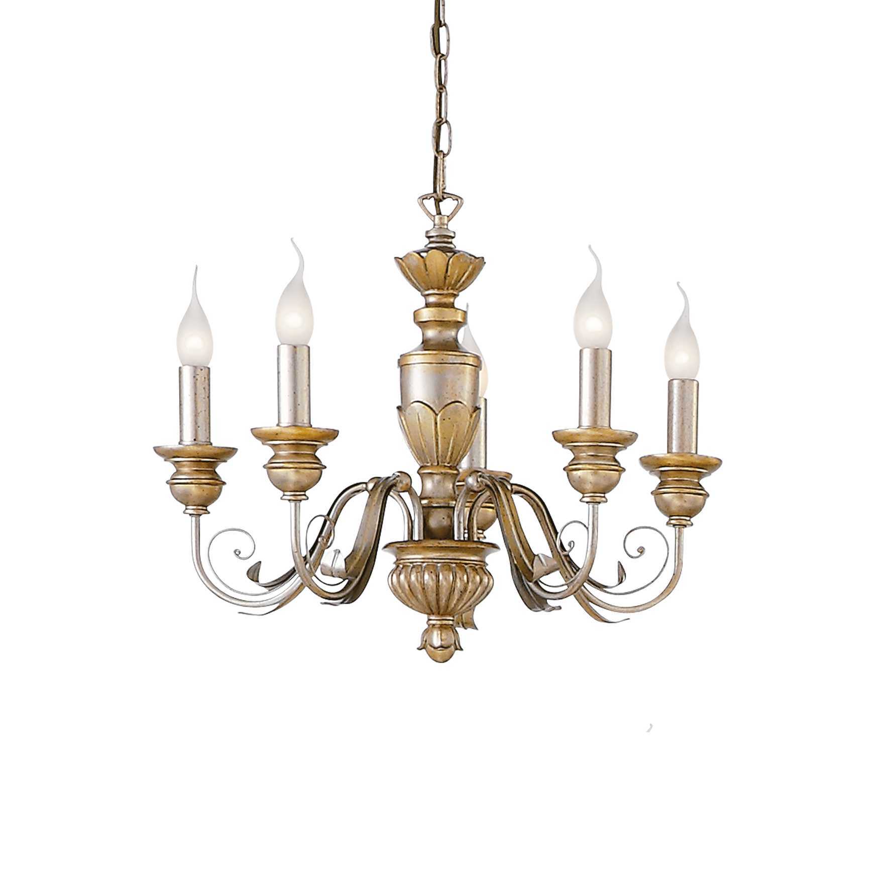 Потолочный светильник Ideal Lux FIRENZE SP5 ORO 020822