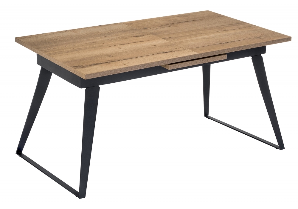 Стол Woodville Кхал галифакс графит / натуральный 462078