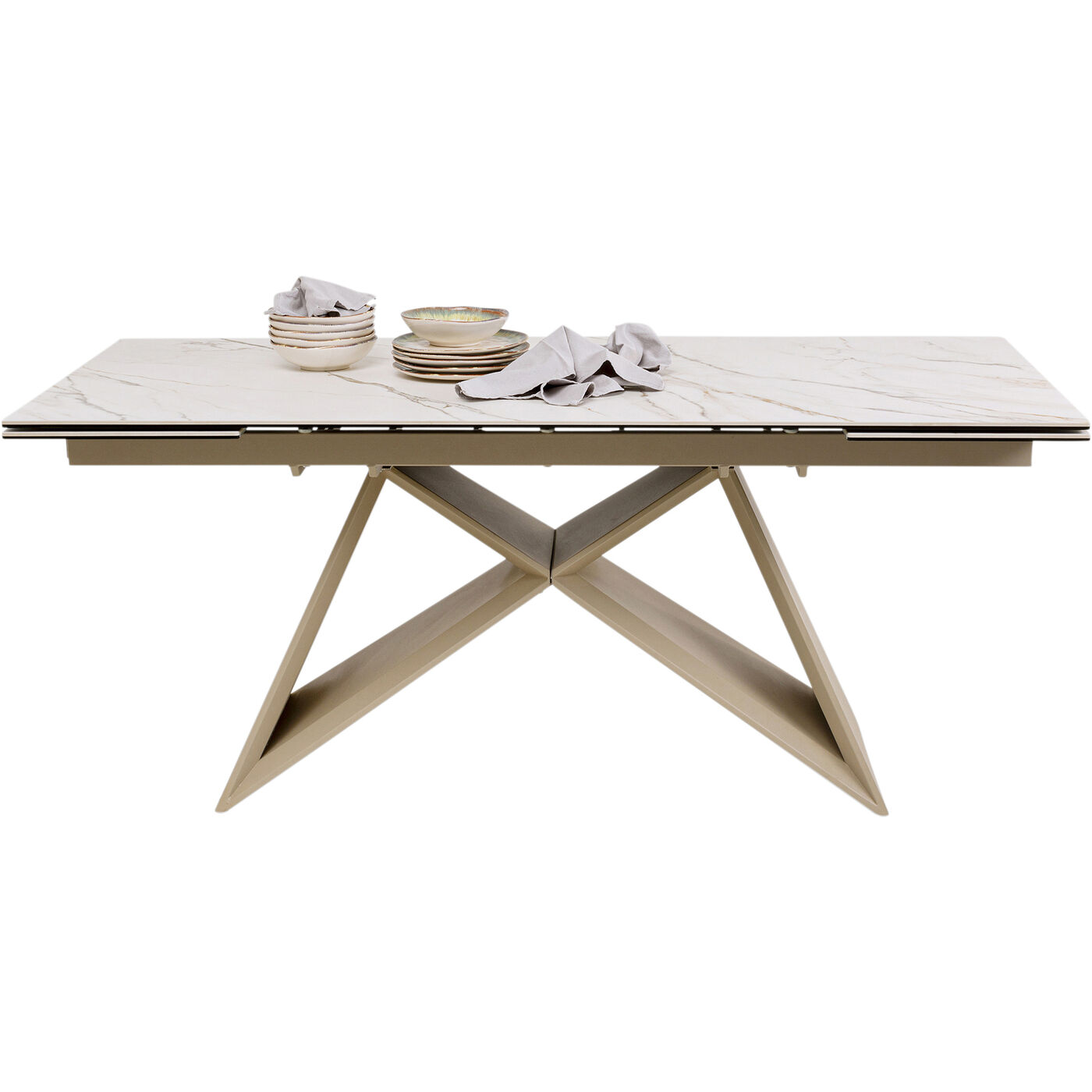 Стол раздвижной Nelly 180(40+40)x90cm KARE 70249