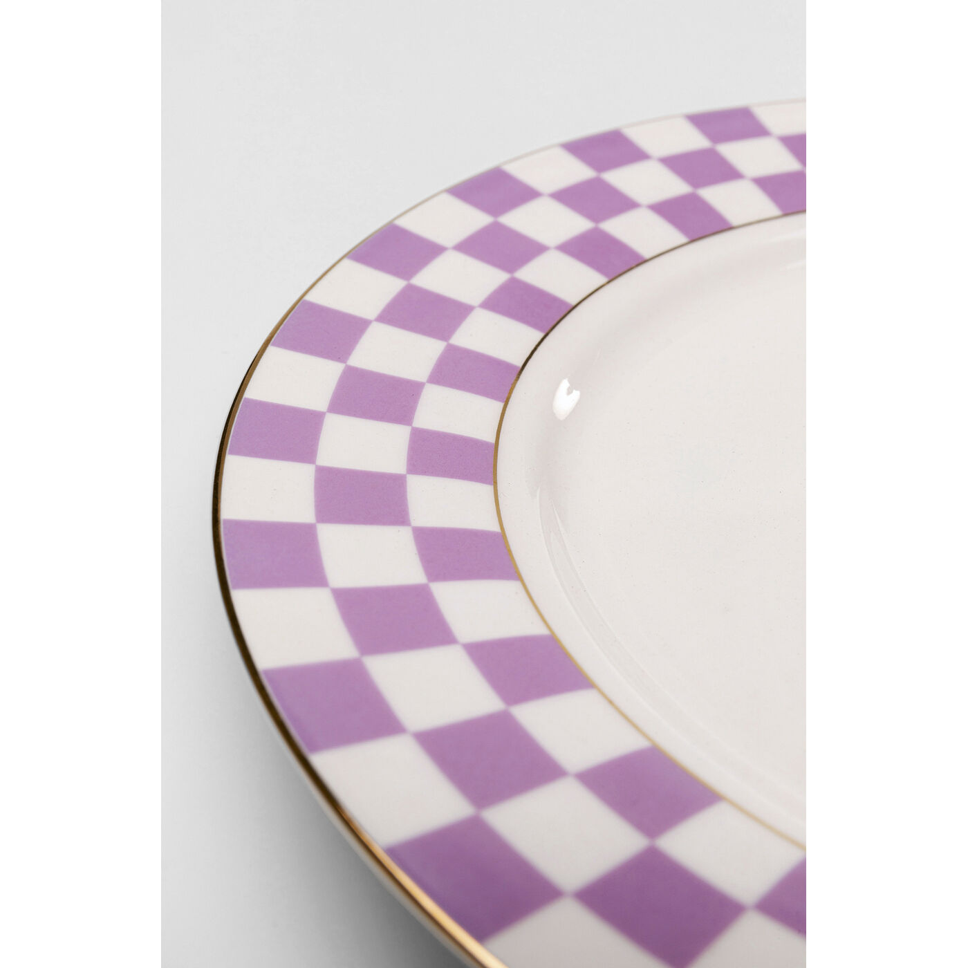 Тарелка Harlequin Purple Ø21cm KARE 56987