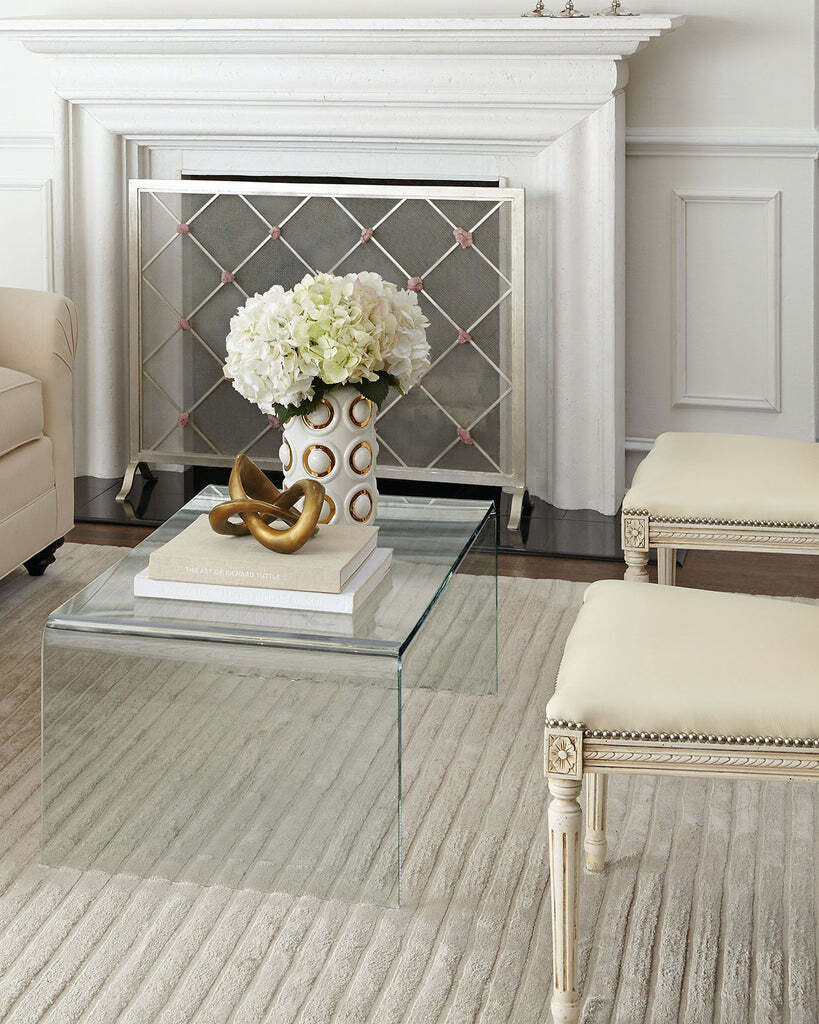 Стеклянный журнальный стол Рональд Louvre Home LHF701