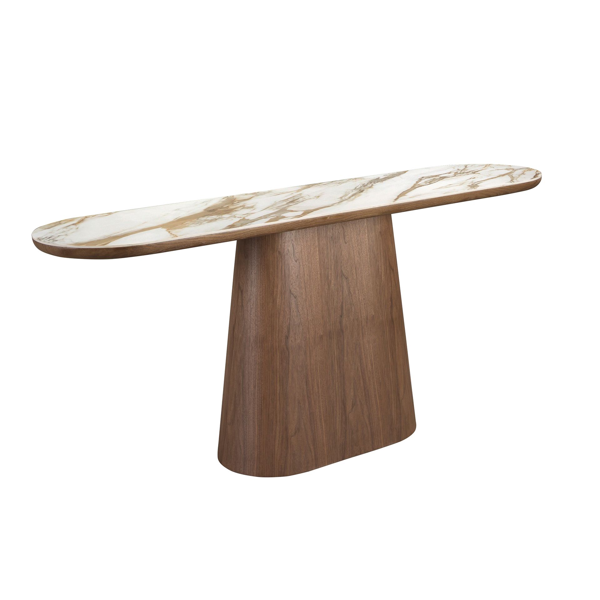 Консоль 3284 из керамики в мраморной отделке и ореха Angel Cerda