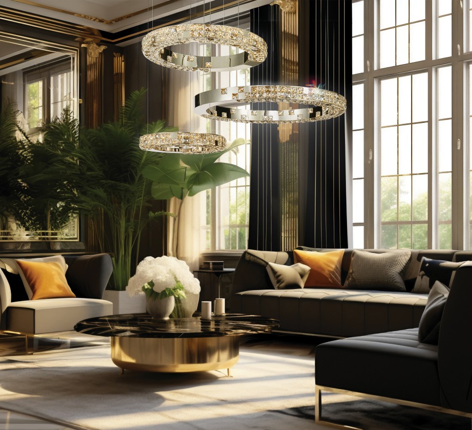 Люстра подвесная Fluorite FL1106-30P