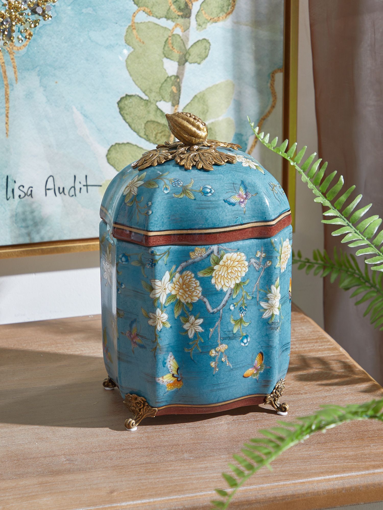 Ваза с крышкой Glasar B697C/HGD2135