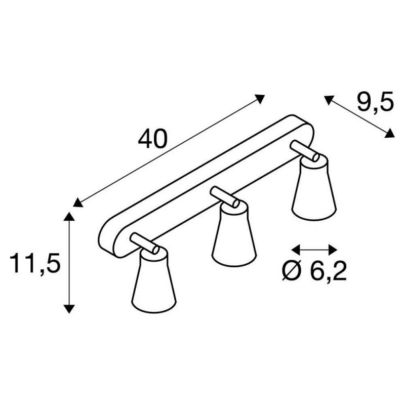 Потолочный светильник SLV 1000895