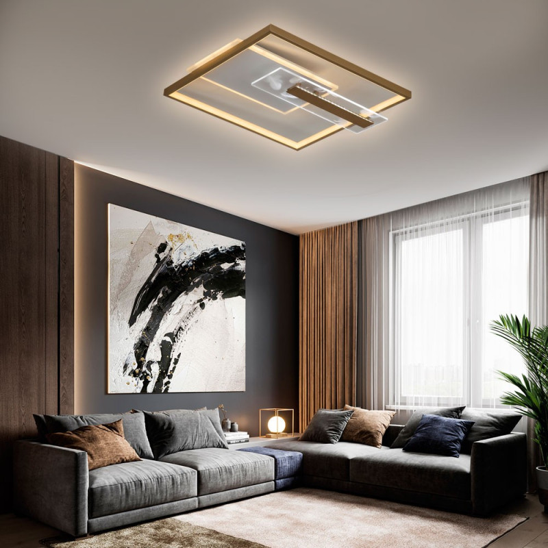 Накладной светильник LED4U L1045-500 GD