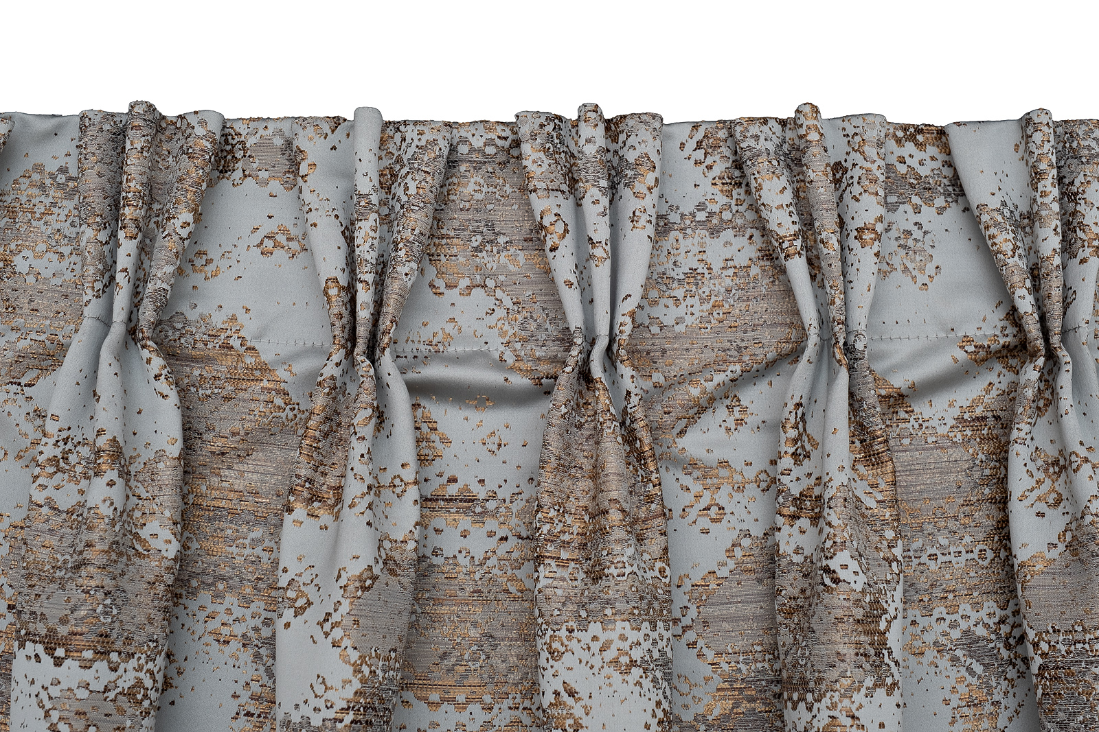 Портьера Bromley 275х260см голубая Garda Decor 121GD-00012