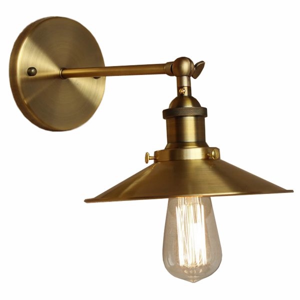 Бра Cone 20th c.Factory filament Gold by ImperiumLoft