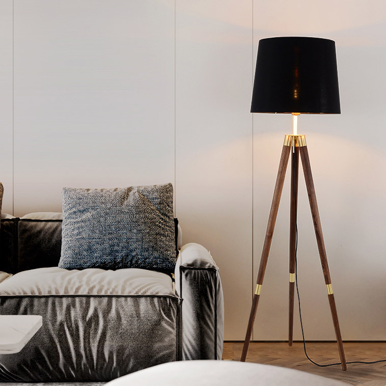 Торшер BISON Black by ImperiumLoft