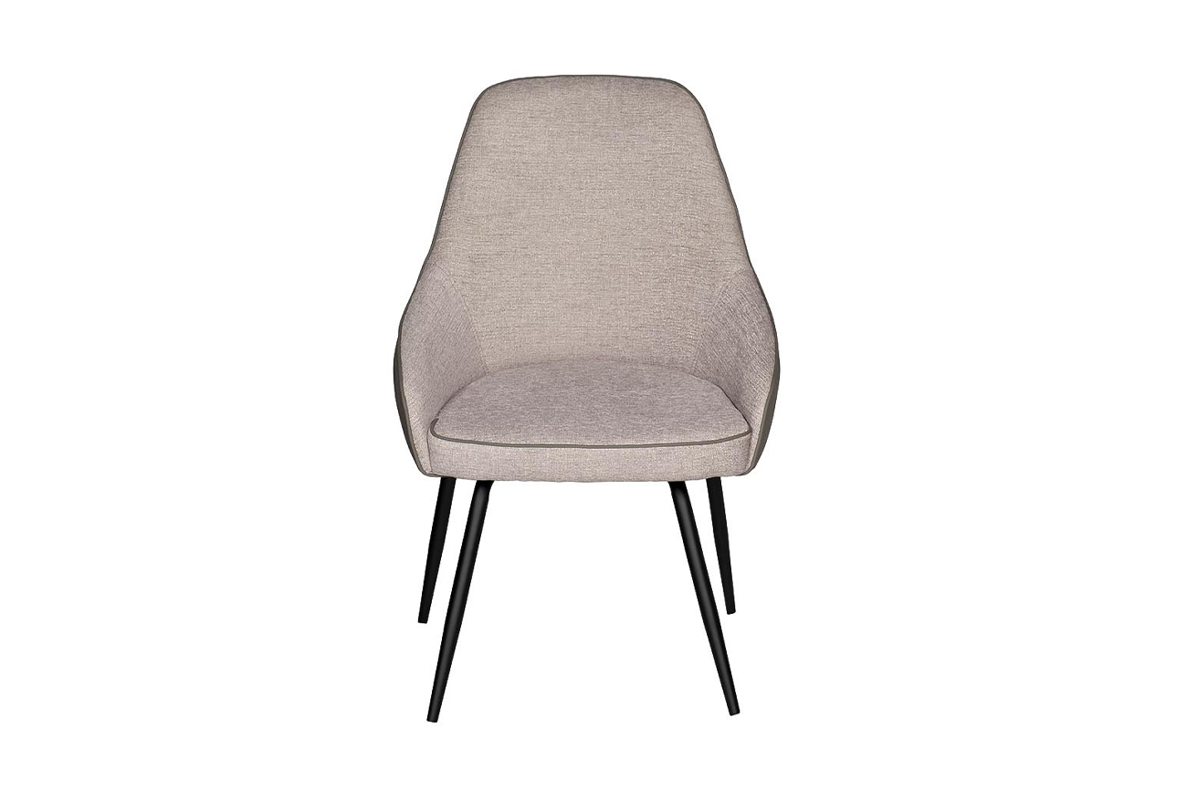 Стул обеденный серый (рогожка) Garda Decor 30C-DX-1913 BGE