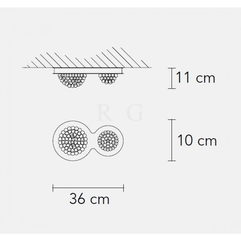 Потолочный светильник Masiero Bool PL2