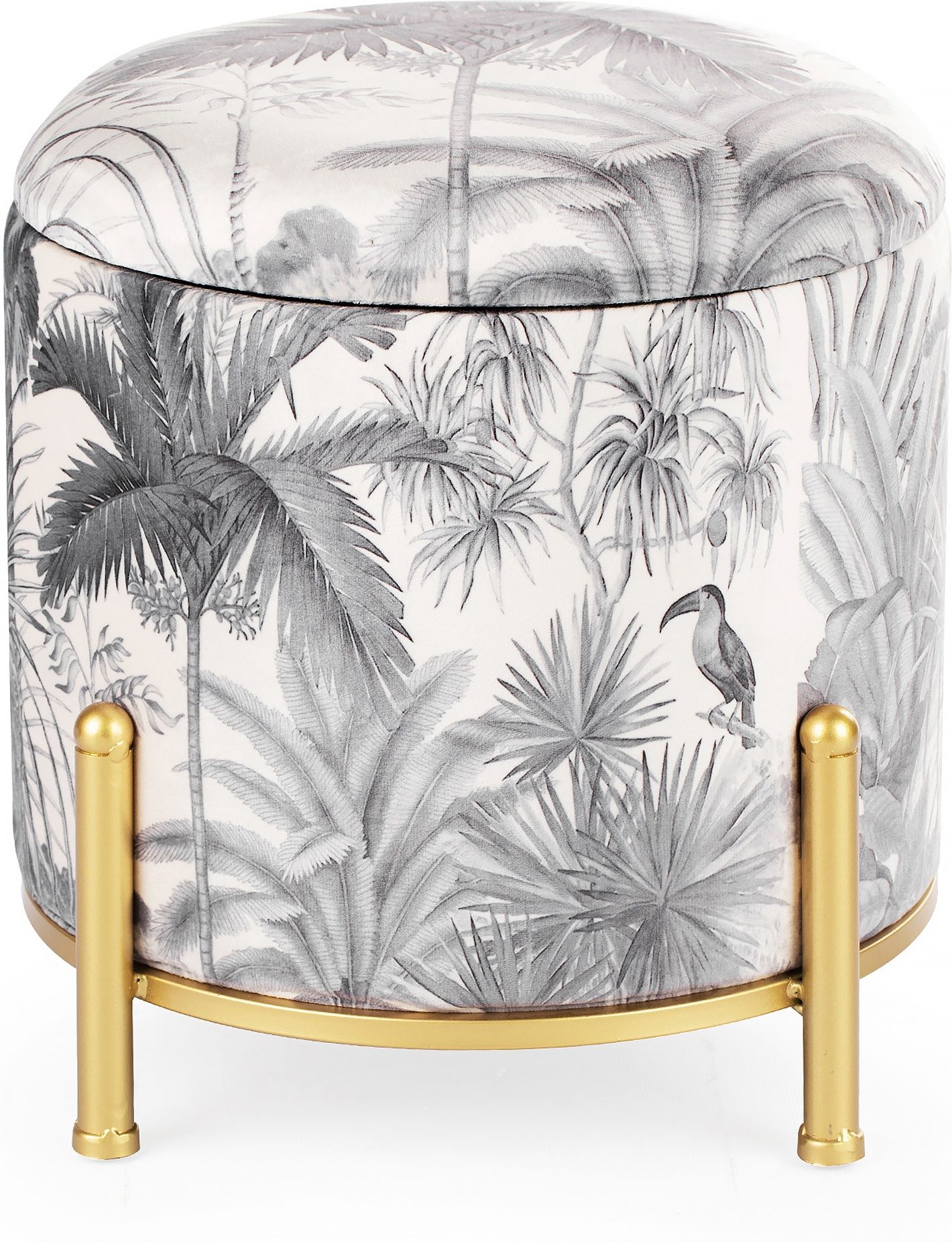 Пуф с крышкой Glasar 49-234M