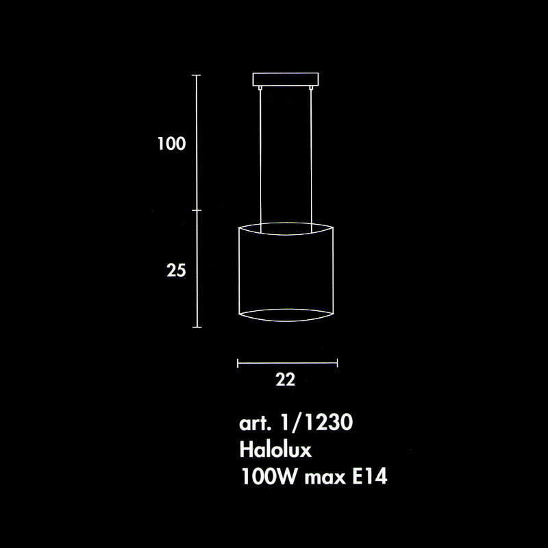 Подвесной светильник Sothis 1/1230-7-40
