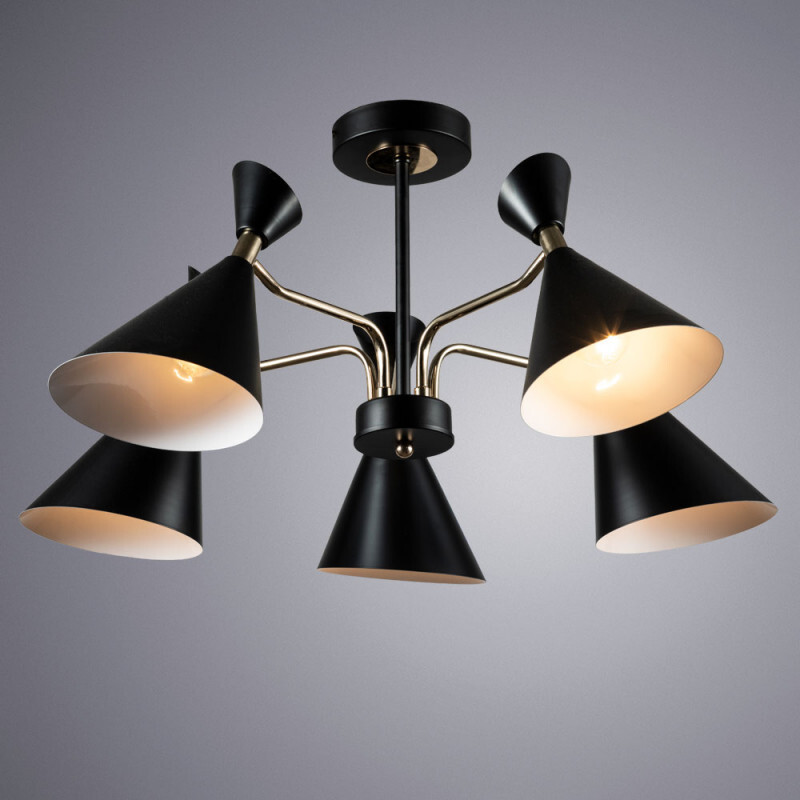 Люстра на штанге Arte Lamp A2711PL-5BK