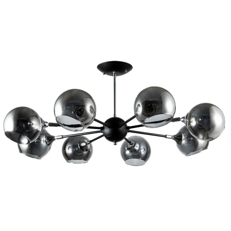 Люстра на штанге Arte Lamp A2708PL-8BK
