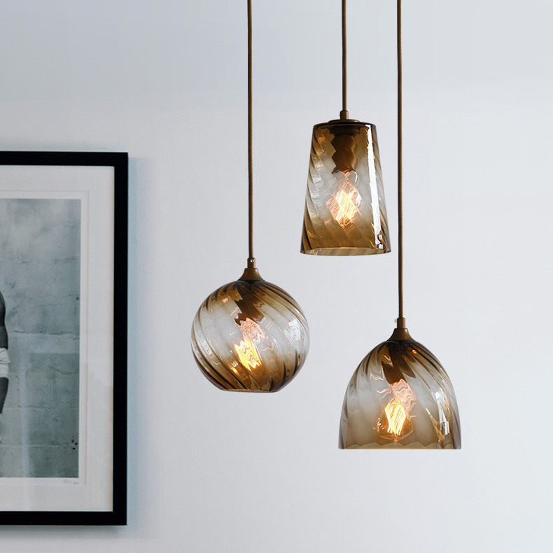 Подвесной светильник CL RIB C Brown by ImperiumLoft