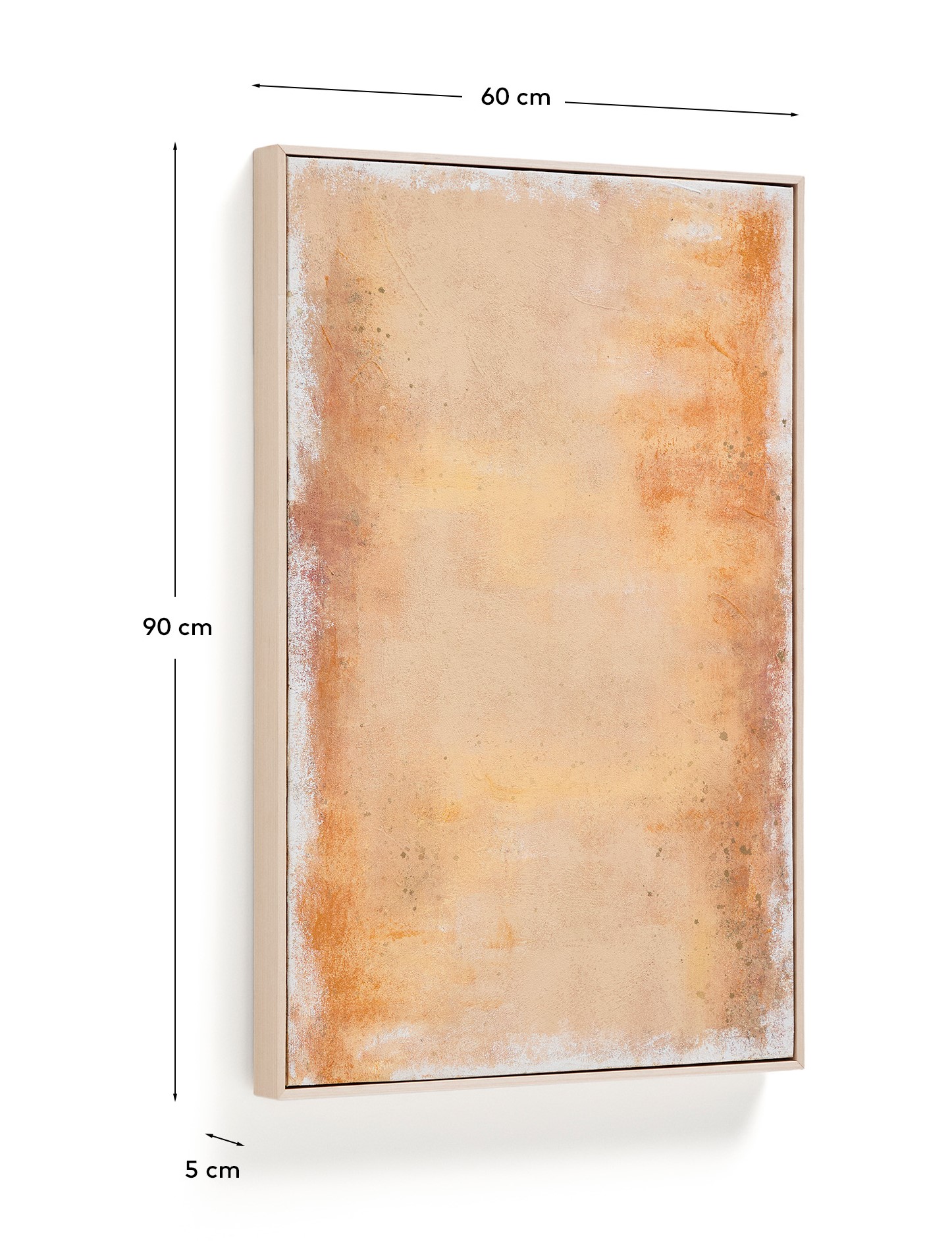 Абстрактная картина Selnar желтая 60 x 90 см La Forma (ex Julia Grup)