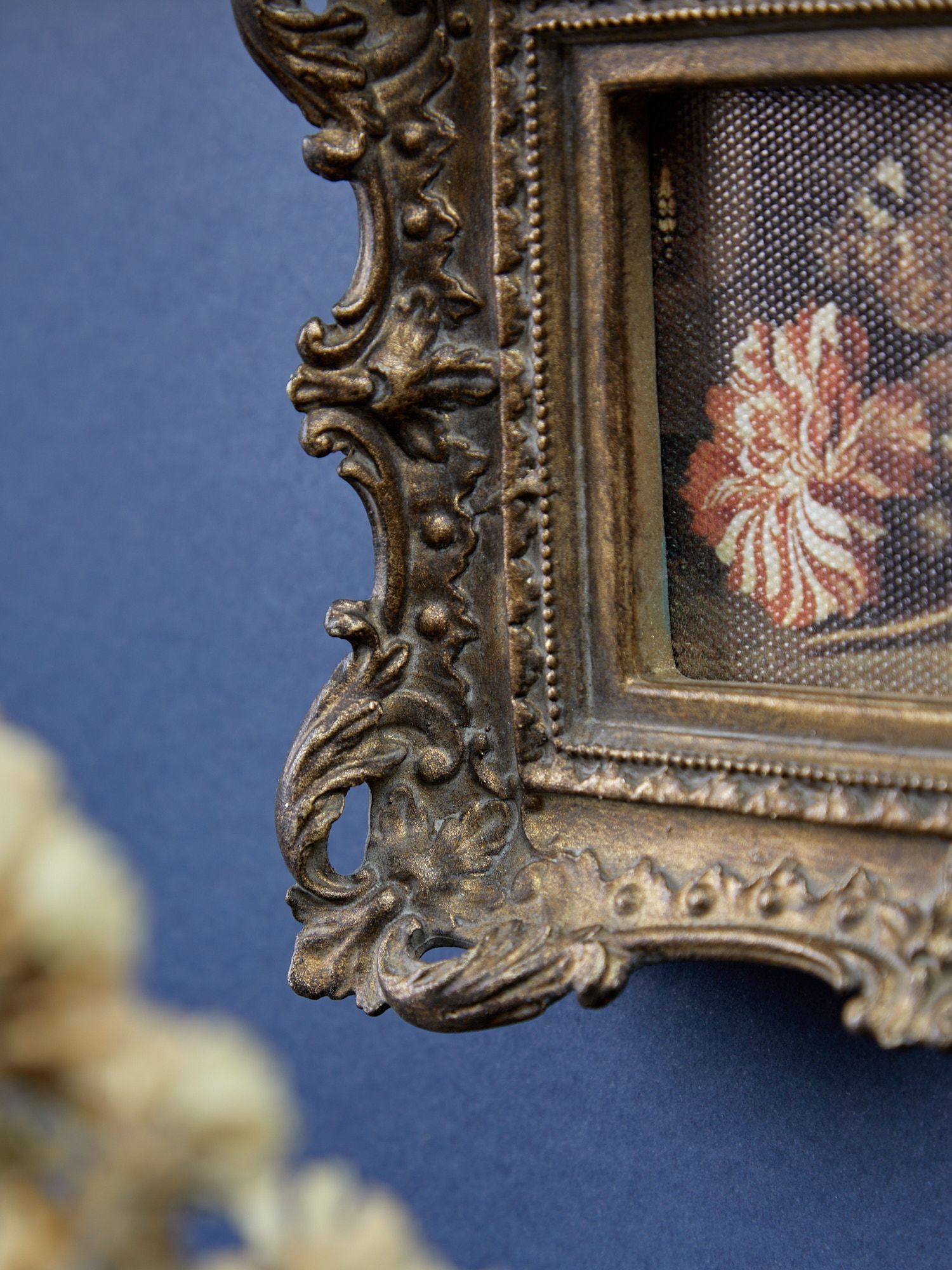 Картина в раме Цветы, масло, под старину Glasar 28-330