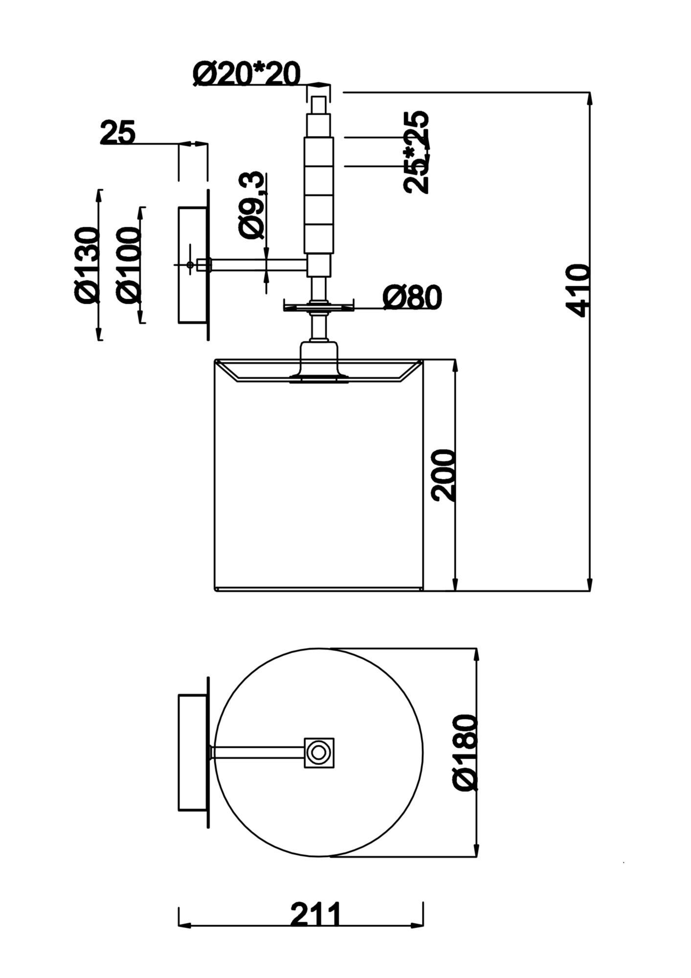 Бра Maytoni MOD066WL-01CH