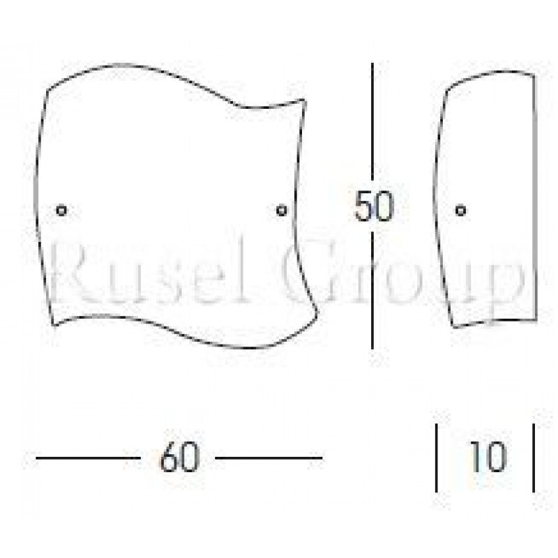 Настенно-потолочный светильник Linea Light Onda 2408