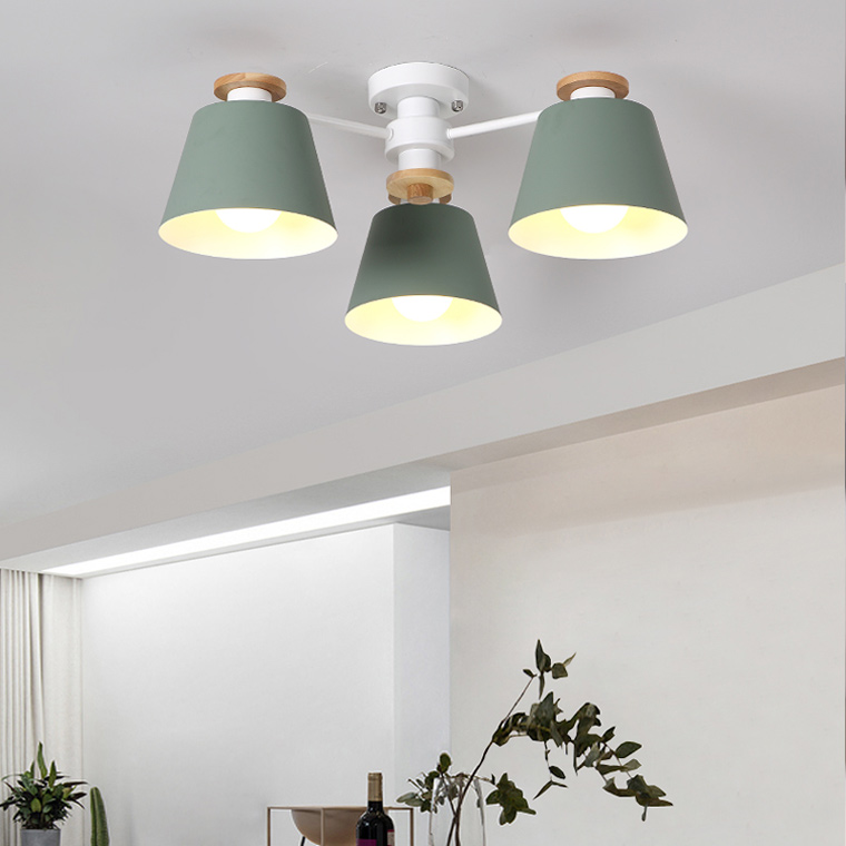 Люстра на штанге SCAD D66 Green by ImperiumLoft