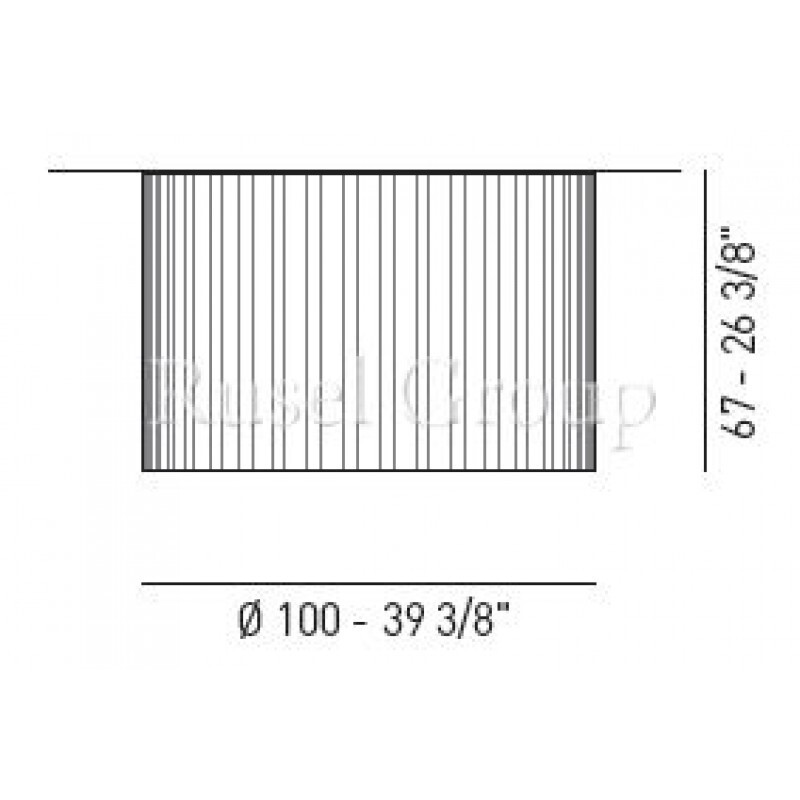 Потолочный светильник Axo Light SKIRT PL 100