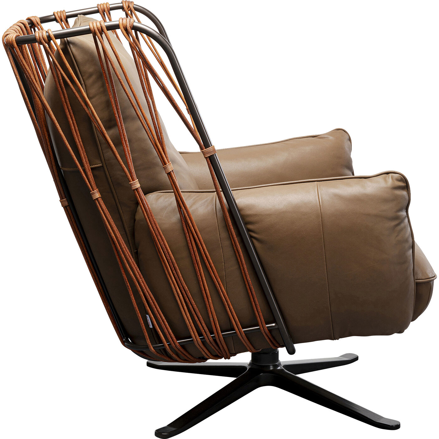 Кресло вращающееся Paradiso Brown KARE 87689