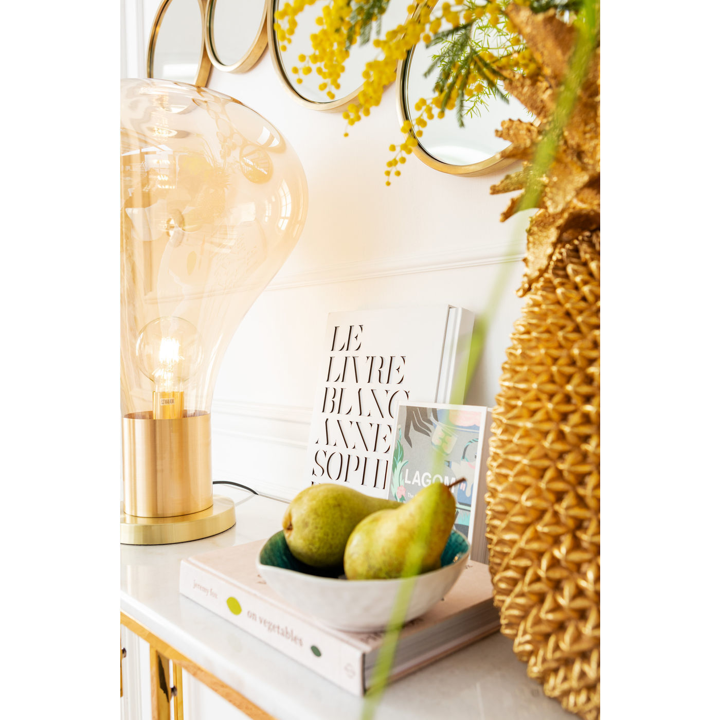 Ваза Pineapple 51068 KARE