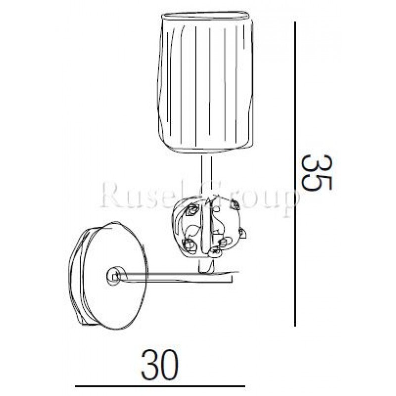 Настенный светильник Kolarz LARA 1095/A1
