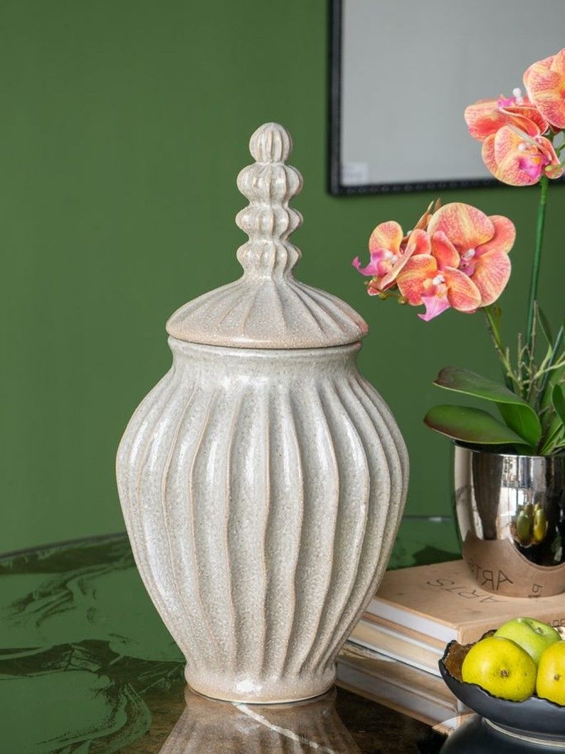 Ваза с крышкой Glasar 61158