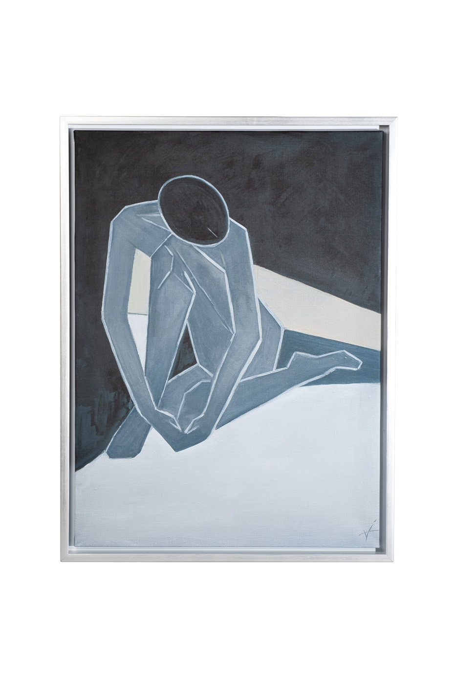 Холст "Фантазия-4" в серебряном багете Garda Decor 89VOR-FANTASY4