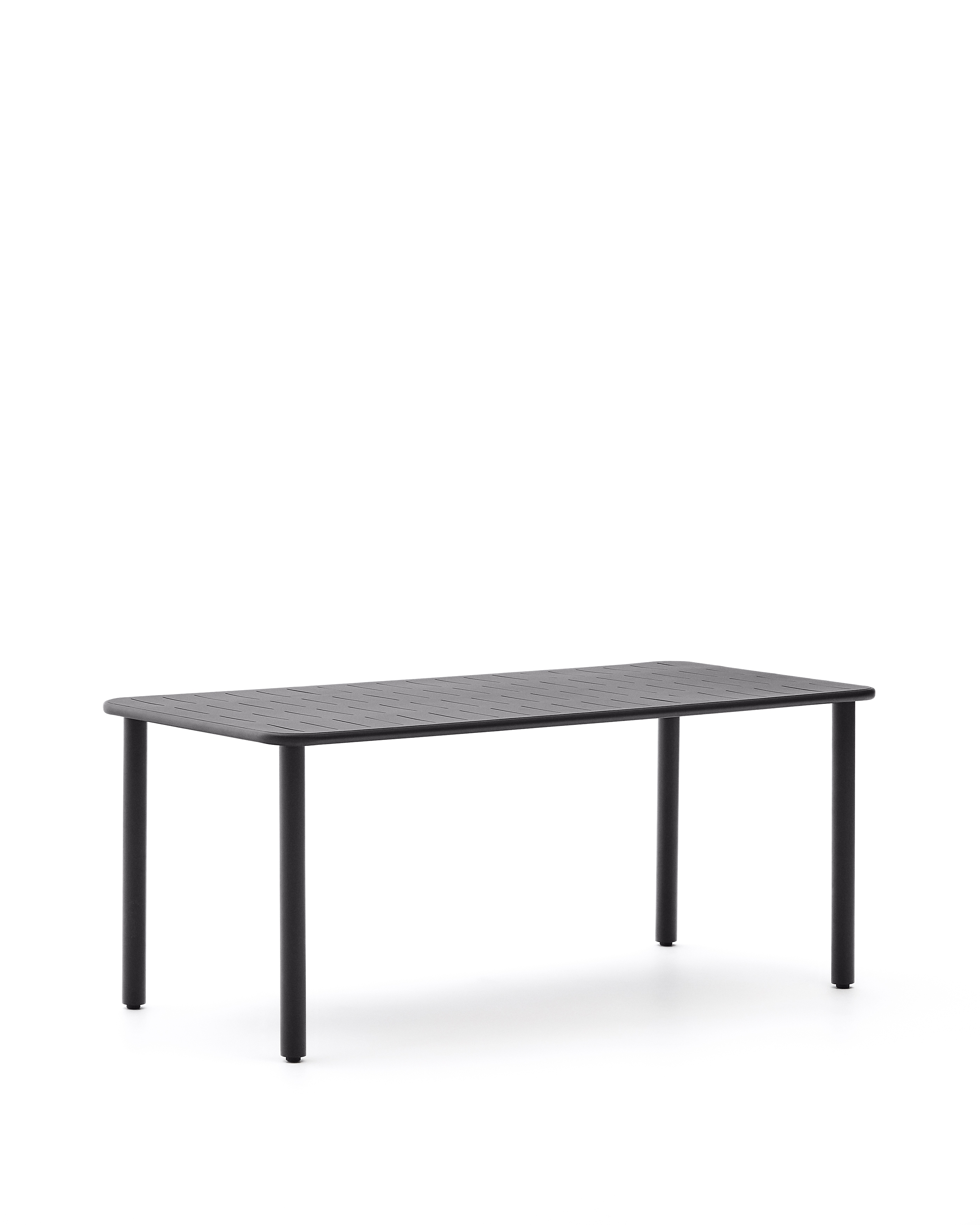 Уличный стол Brai из тёмно-серой оцинкованной стали 180 x 90 см La Forma (ex Julia Grup)