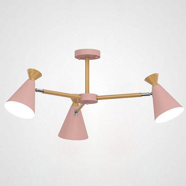 Люстра на штанге OLA D60,5 Pink by ImperiumLoft