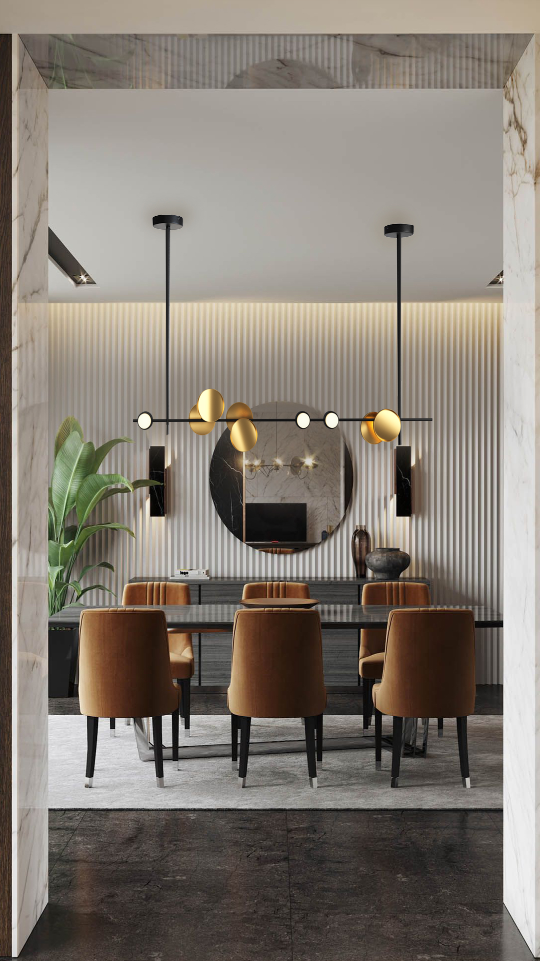 Люстра Milosh tendence 0871CL-9BK