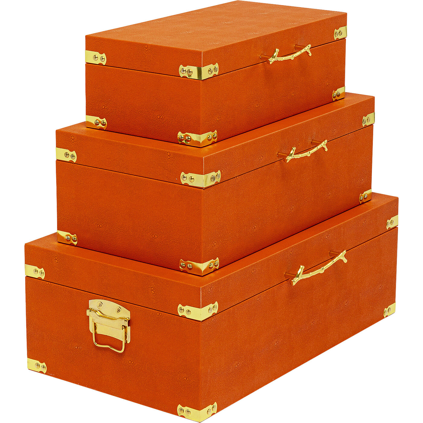 Шкатулка Noah Orange (3 шт) KARE 56259