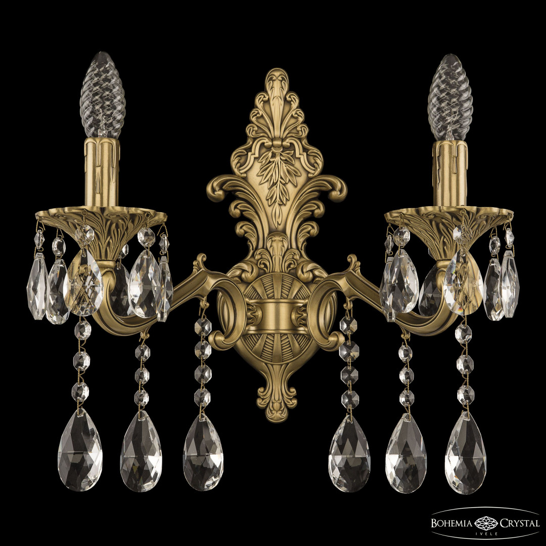 Бра бронзовые с хрусталём 7202B14/2/175 A FP