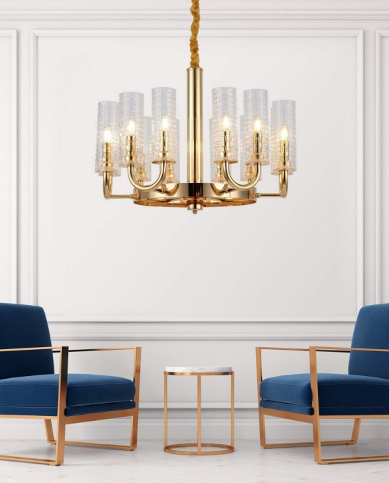Подвесной светильник Lumina Deco LDP 8011-12 F.GD