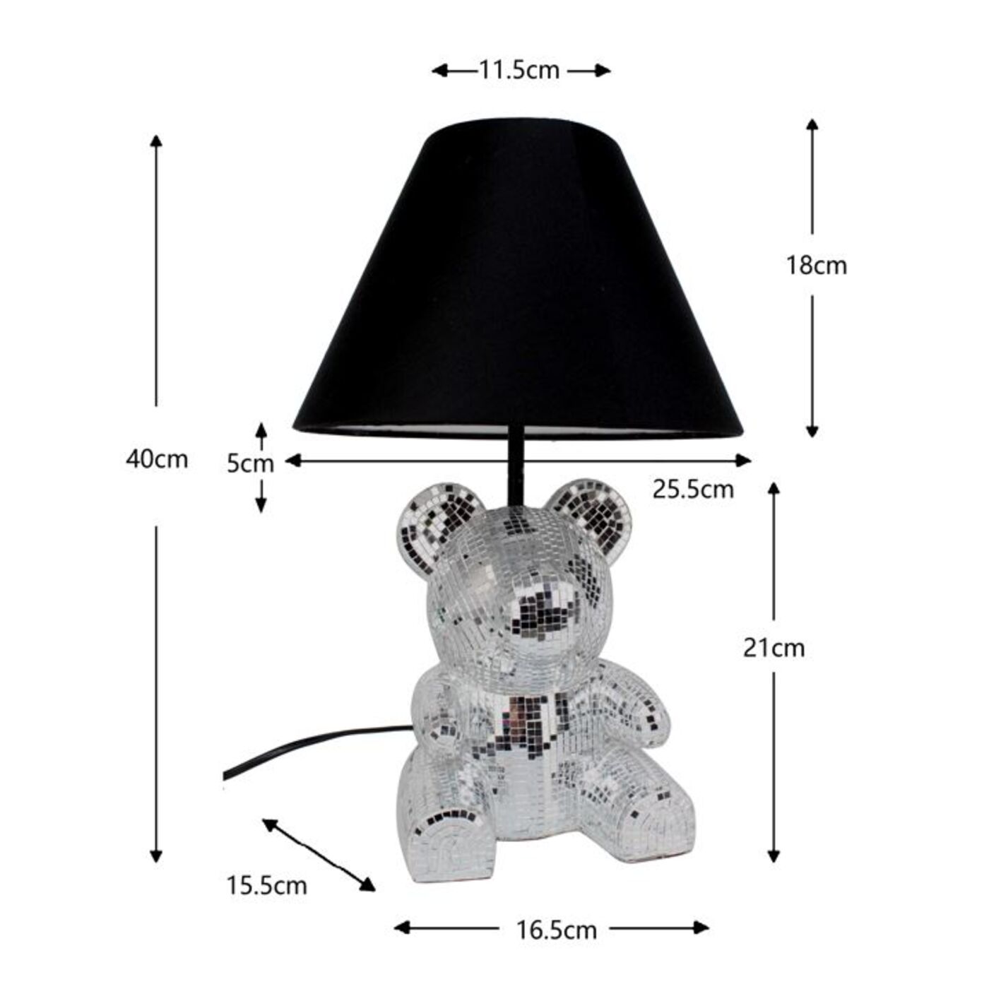 Светильник настольный Bear Disco 40 см KARE 56377