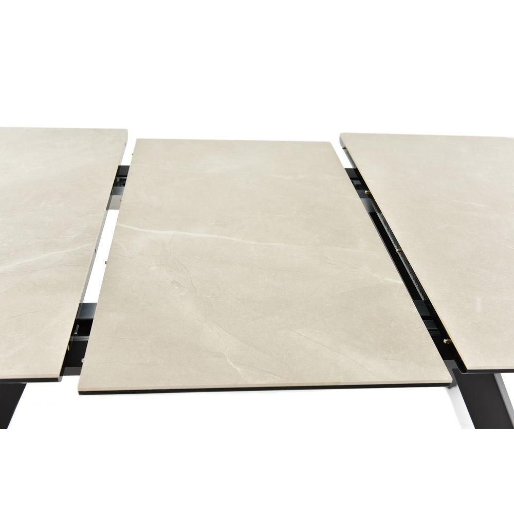 Стол Adam раскладной 140-190x90x75см, бежевый, чёрный Bradex Home RF 0418