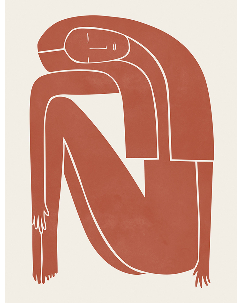 Интерьерный постер Figure Brown Louvre Home DPP330924VHS