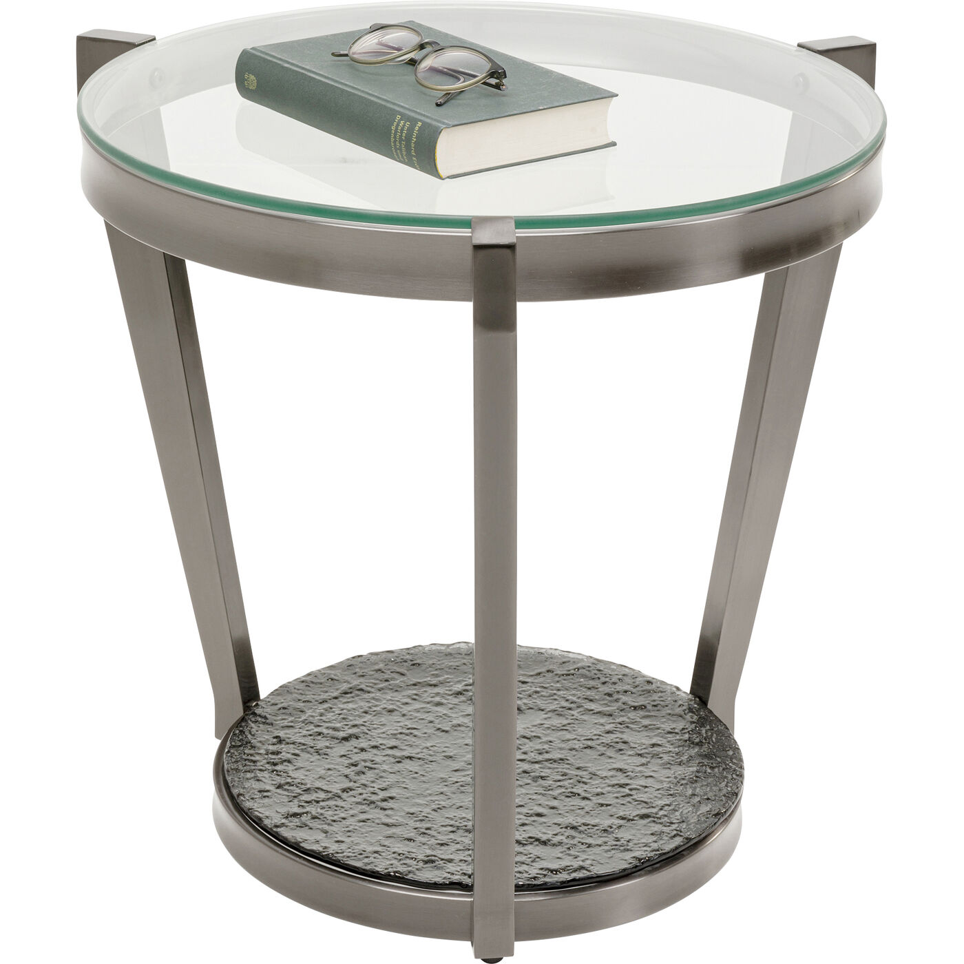 Приставной стол Monocolo Graphite Ø50cm KARE 70103