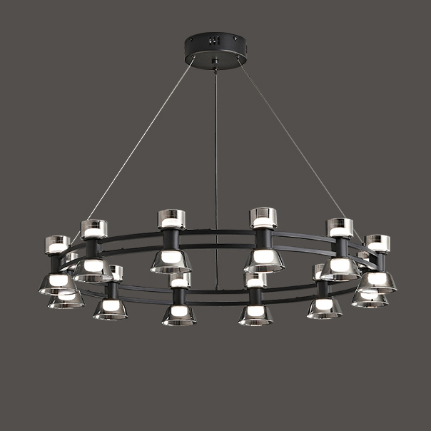 Подвесная люстра BLASIUS D83 Black by ImperiumLoft