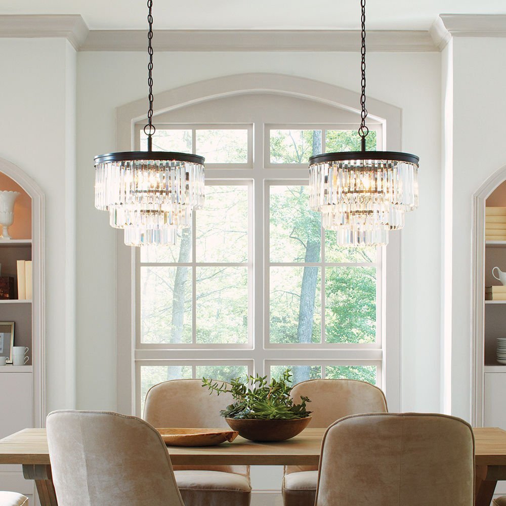 Люстра  Delight Collection Odeon 6 black/clear